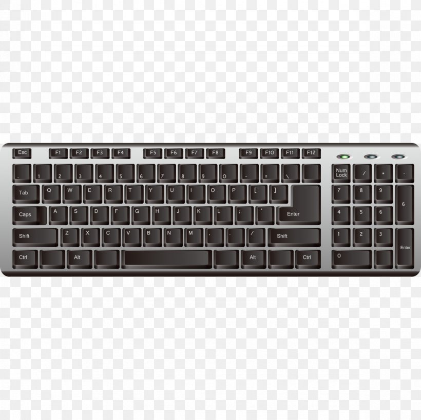 Computer Keyboard Laptop Illustration, PNG, 1181x1181px, Computer Keyboard, Computer, Computer Component, Desktop Computer, Drawing Download Free