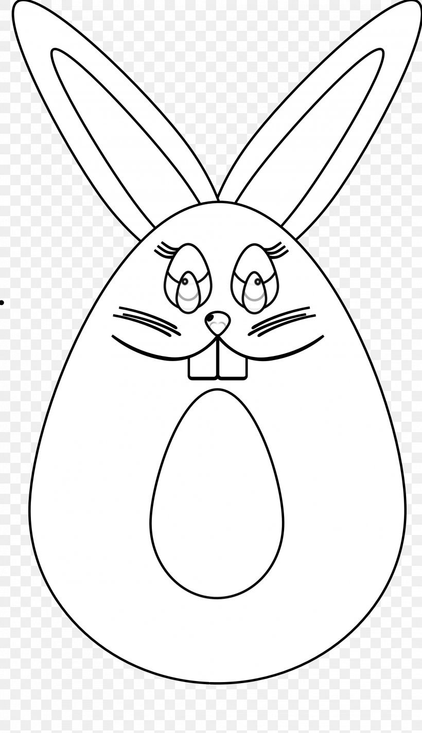 Domestic Rabbit Easter Bunny Black And White Hare Whiskers, PNG, 1979x3441px, Watercolor, Cartoon, Flower, Frame, Heart Download Free