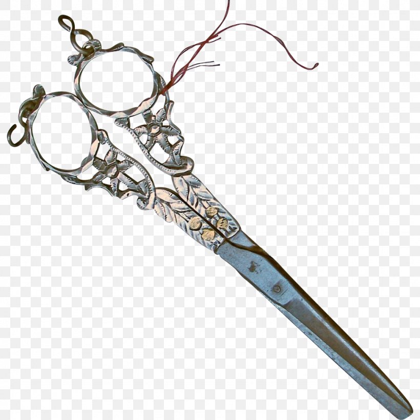Scissors Antique Vintage Clothing Sewing Chatelaine, PNG, 972x972px, Scissors, Antique, Body Jewelry, Chatelaine, Cold Weapon Download Free