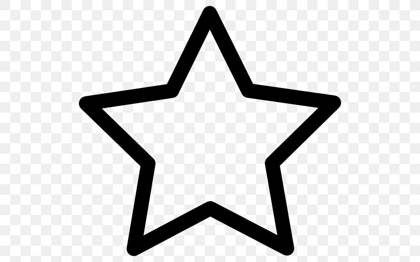 Clip Art, PNG, 512x512px, Star, Area, Black And White, Royaltyfree, Symbol Download Free