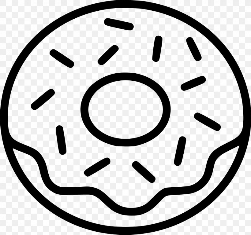 Donuts Frosting & Icing Sprinkles Clip Art, PNG, 980x920px, Donuts, Auto Part, Black And White, Chocolate, Food Download Free