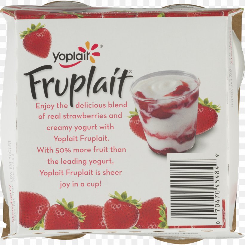 Strawberry Yoplait Yoghurt Cup Cream, PNG, 1800x1800px, Strawberry, Berry, Cherry, Cream, Cup Download Free