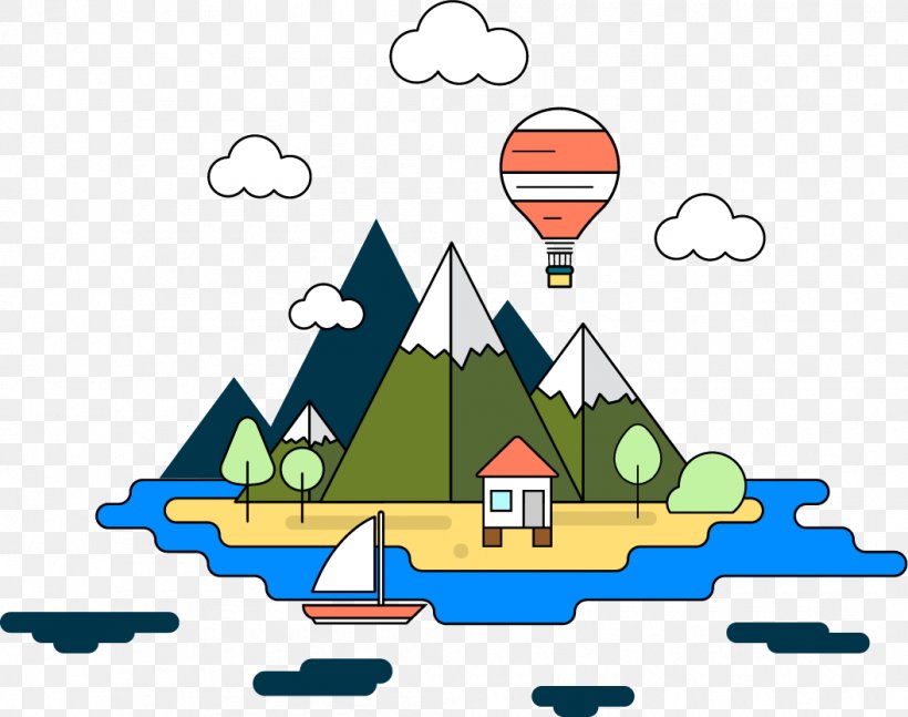Cartoon Landscape Illustration, PNG, 1055x833px, Cartoon, Area, Diagram, Drawing, Energy Download Free