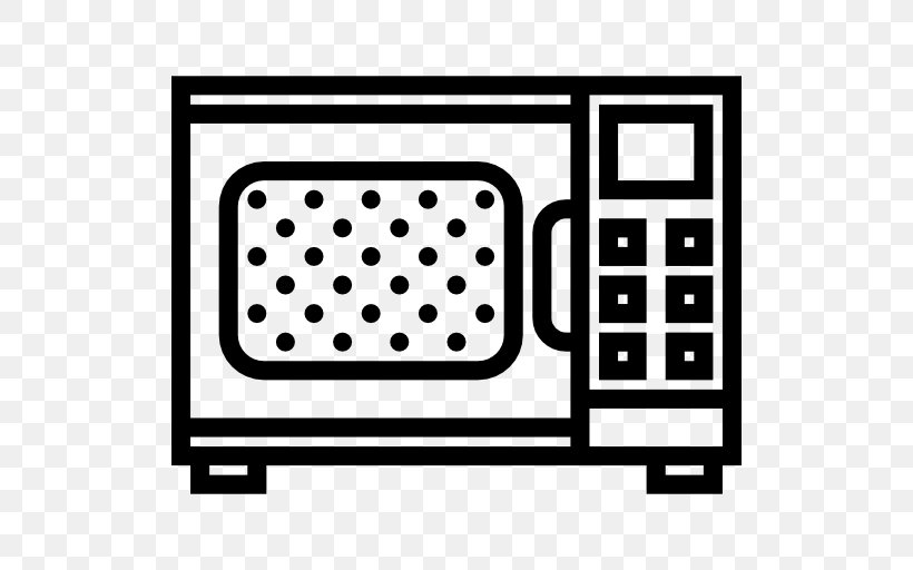 Microwave Ovens Kitchenware, PNG, 512x512px, Microwave Ovens, Apartment, Area, Black, Black And White Download Free