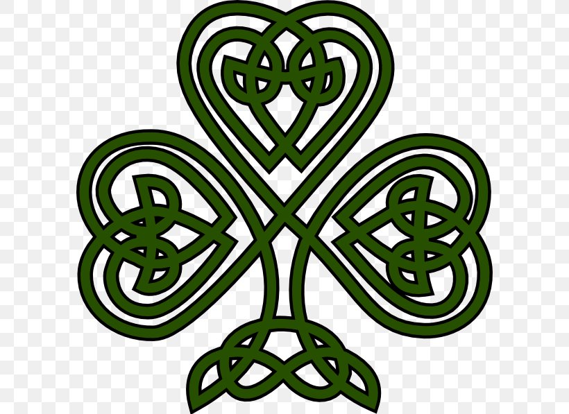 Shamrock Irish Cuisine Celts Celtic Knot Clip Art, PNG, 600x597px, Shamrock, Area, Celtic Knot, Celts, Clover Download Free
