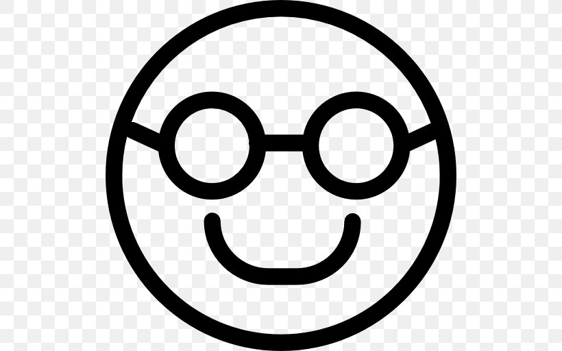 Smiley Symbol Emoticon, PNG, 512x512px, Smiley, Area, Black And White, Drawing, Emoji Download Free