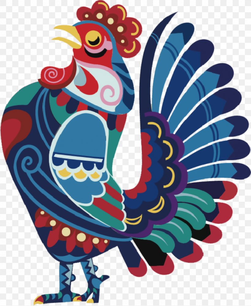 Chinese New Year Chicken Illustration Poster Design, PNG, 969x1184px, Chinese New Year, Advertising, Art, Beak, Bird Download Free