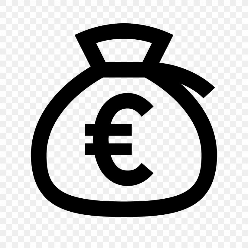 Money Bag Currency Symbol Euro, PNG, 1600x1600px, Money, Area, Bag, Brand, Coin Download Free