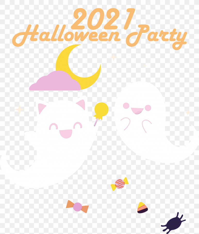 Logo Line Text Yellow Petal, PNG, 2548x3000px, Halloween Party, Geometry, Line, Logo, Mathematics Download Free