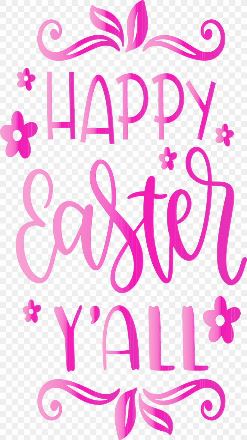 Pink Font Text Magenta, PNG, 1687x2999px, Easter Day, Easter Sunday, Magenta, Paint, Pink Download Free