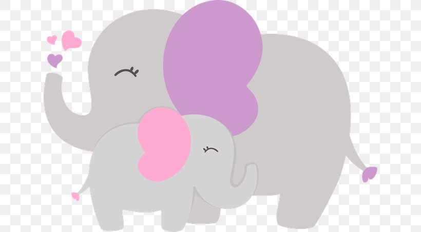 Baby Shower Elephantidae Clip Art, PNG, 650x453px, Watercolor, Cartoon, Flower, Frame, Heart Download Free