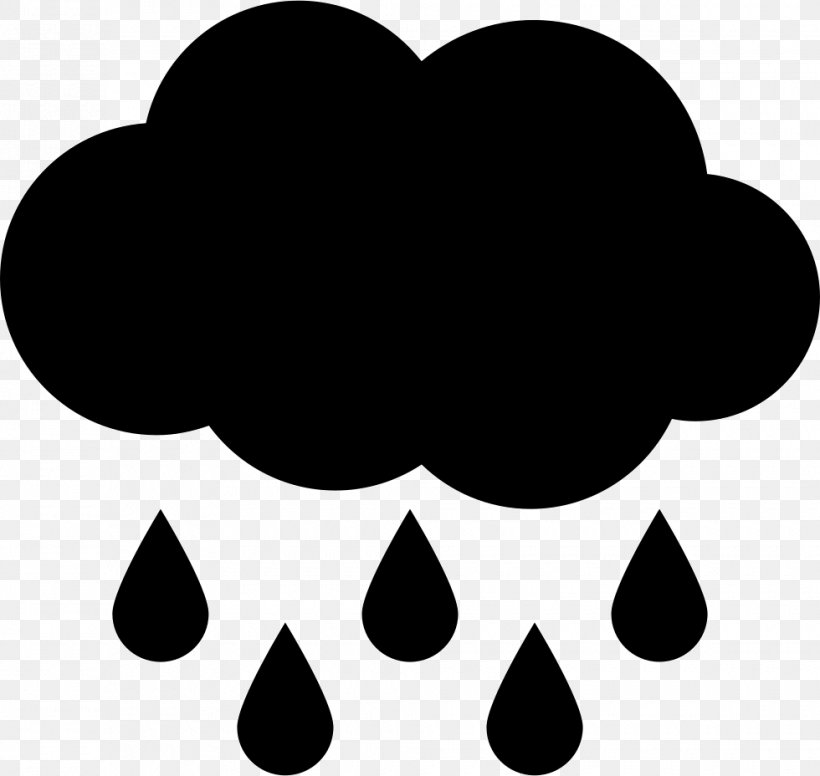 Cloud Storm Rain Vector Graphics, PNG, 980x928px, Cloud, Black, Black And White, Heart, Icon Design Download Free