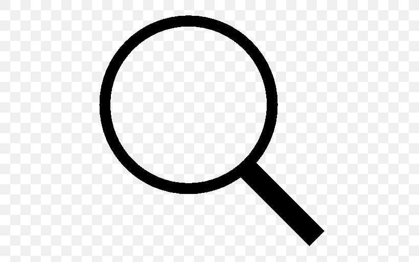 Magnifying Glass, PNG, 512x512px, Magnifying Glass, Black And White, Internet Explorer, Search Box, Tennis Racket Download Free