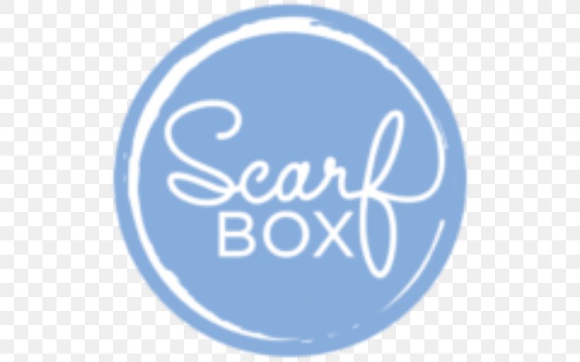 Scarf Box Logo Clothing Accessories Brand, PNG, 512x512px, Scarf, Area, Blue, Box, Brand Download Free