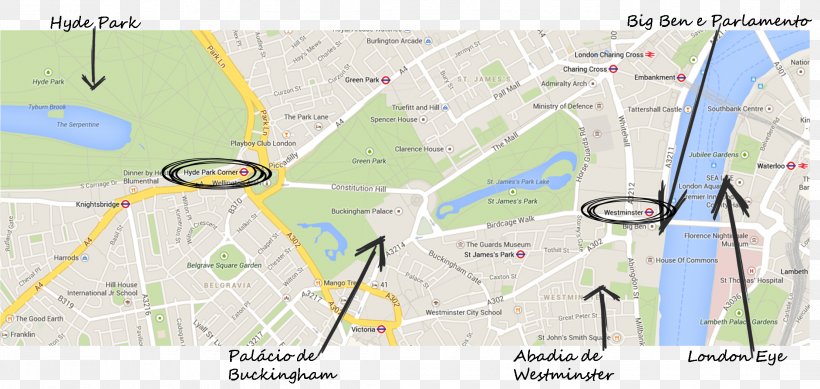 St Paul's Cathedral Buckingham Palace Big Ben London Eye Hyde Park, PNG, 2217x1054px, Buckingham Palace, Area, Big Ben, Diagram, Elevation Download Free
