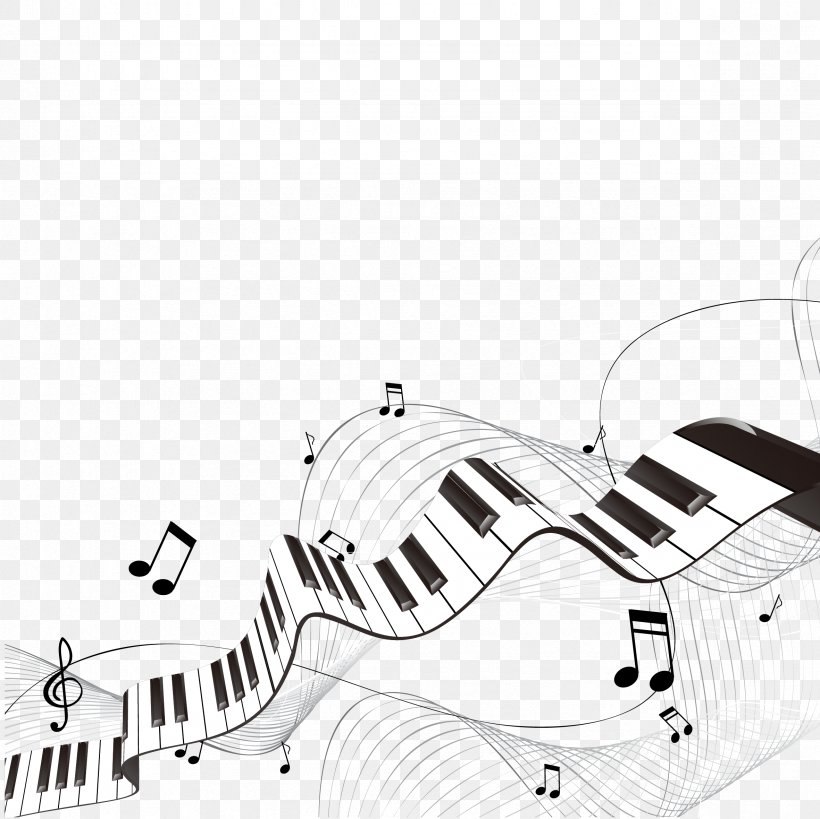 Vector Graphics Piano Musical Keyboard Illustration, PNG, 2362x2362px, Piano, Architecture, Keyboard, Line Art, Music Download Free