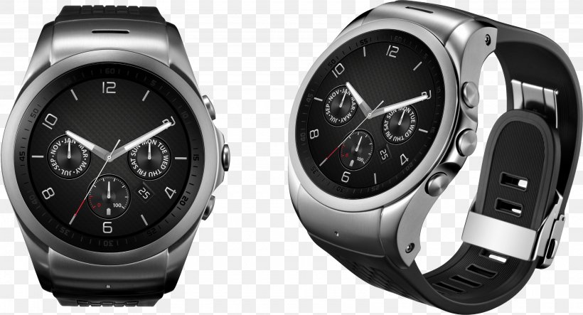 LG Watch Urbane LG G Watch R Mobile World Congress LTE, PNG, 3180x1721px, Lg Watch Urbane, Android, Brand, Hardware, Lg Electronics Download Free