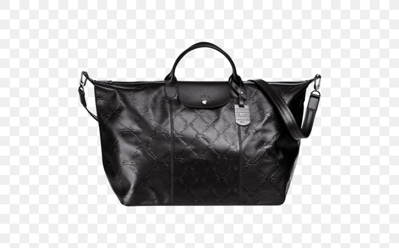 Tote Bag Leather Handbag Longchamp, PNG, 510x510px, Tote Bag, Bag, Black, Black M, Brand Download Free