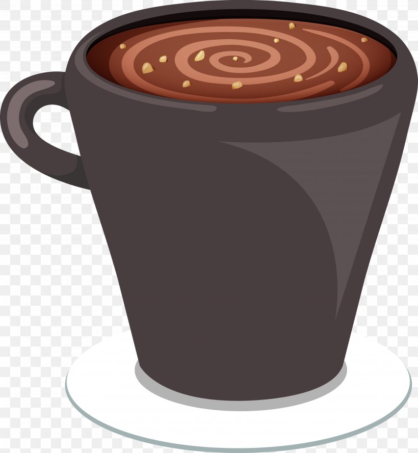 Coffee Cup Tea Espresso Hot Chocolate, PNG, 3539x3839px, Coffee, Cafe, Caffeine, Chocolate, Coffee Cup Download Free
