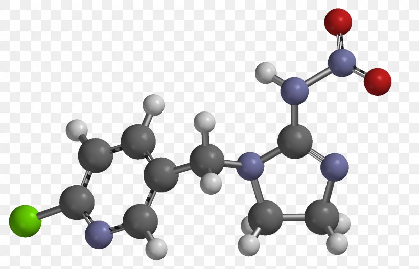 Insecticide Imidacloprid Neonicotinoid Molecule, PNG, 1599x1026px, Insecticide, Acetylcholine, Ballandstick Model, Body Jewelry, Chemical Substance Download Free