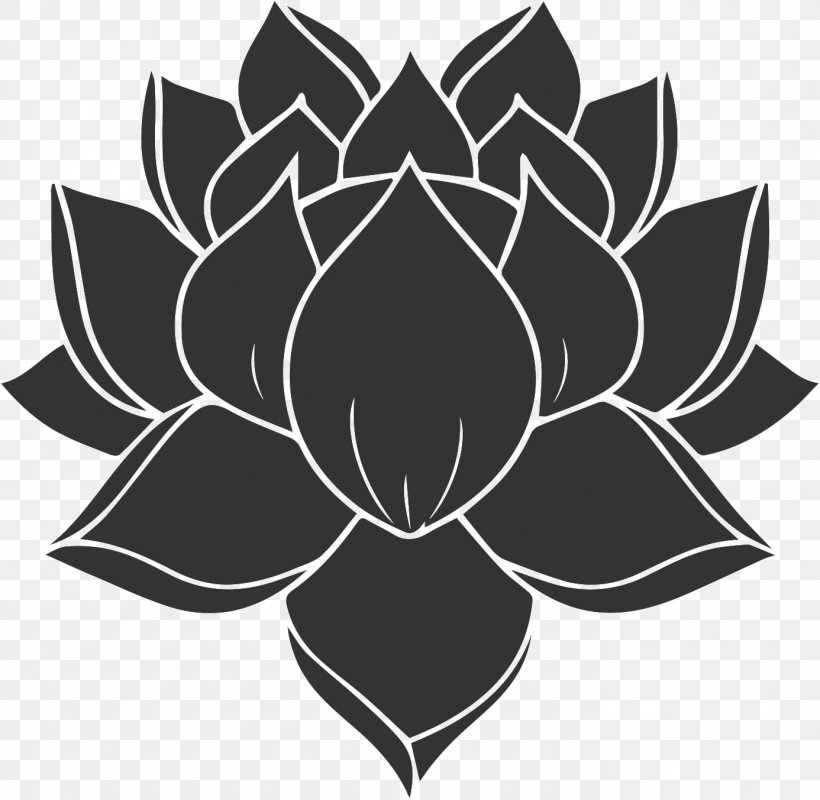 Silhouette Nelumbo Nucifera, PNG, 1386x1353px, Silhouette, Black And White, Drawing, Flora, Flower Download Free