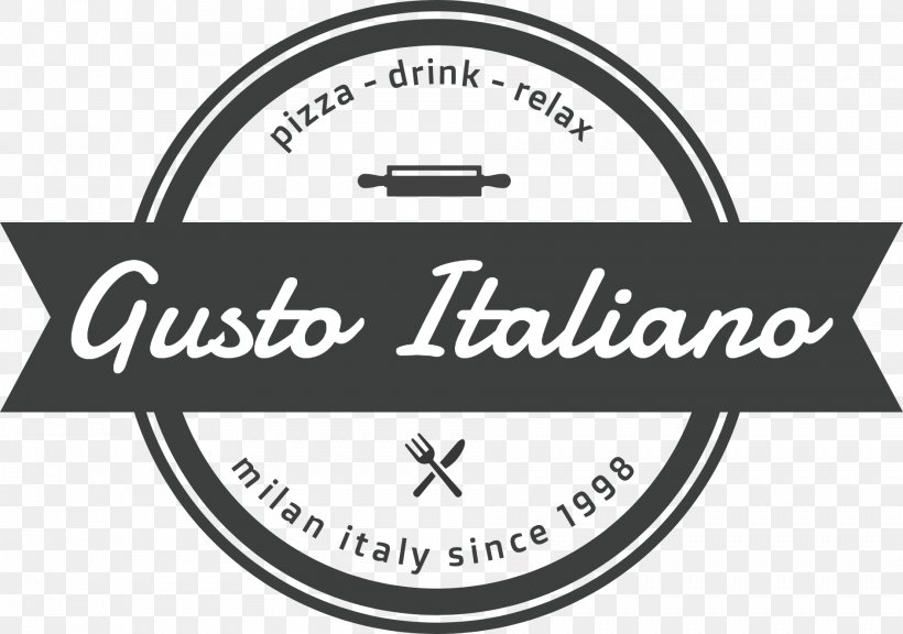 Organization Pizza Gusto Italiano Brand Logo Font, PNG, 1886x1326px, Organization, Area, Black And White, Brand, Gauge Download Free