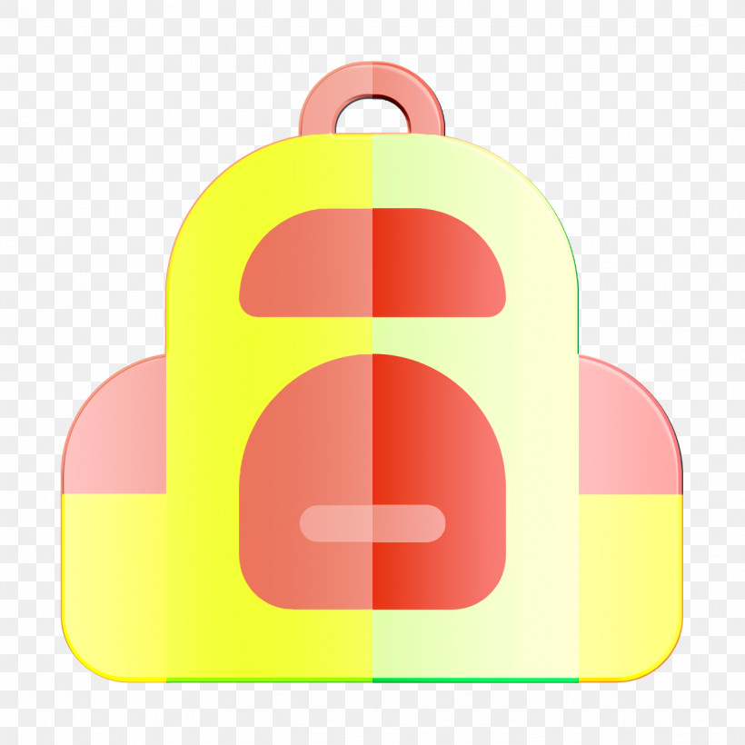 Backpack Icon Summer Camp Icon, PNG, 1228x1228px, Backpack Icon, Circle, Line, Logo, Red Download Free