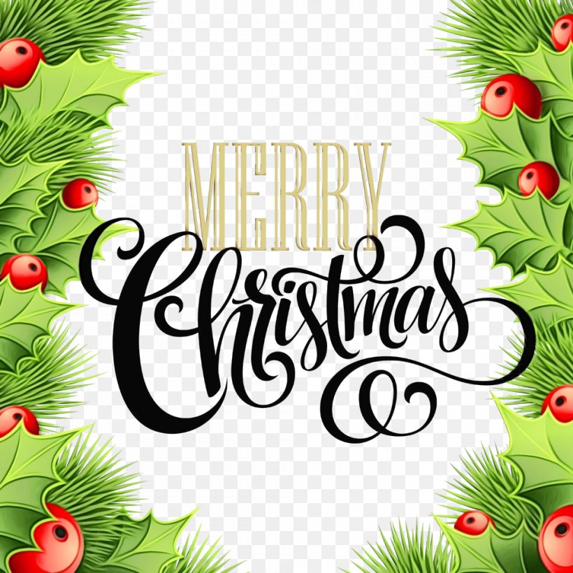 Christmas Decoration, PNG, 1000x1000px, Watercolor, Branch, Christmas Decoration, Christmas Eve, Conifer Download Free