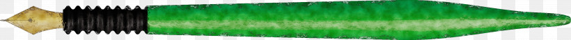 Green, PNG, 3580x254px, Pen, Green, Paint, School Supplies, Watercolor Download Free