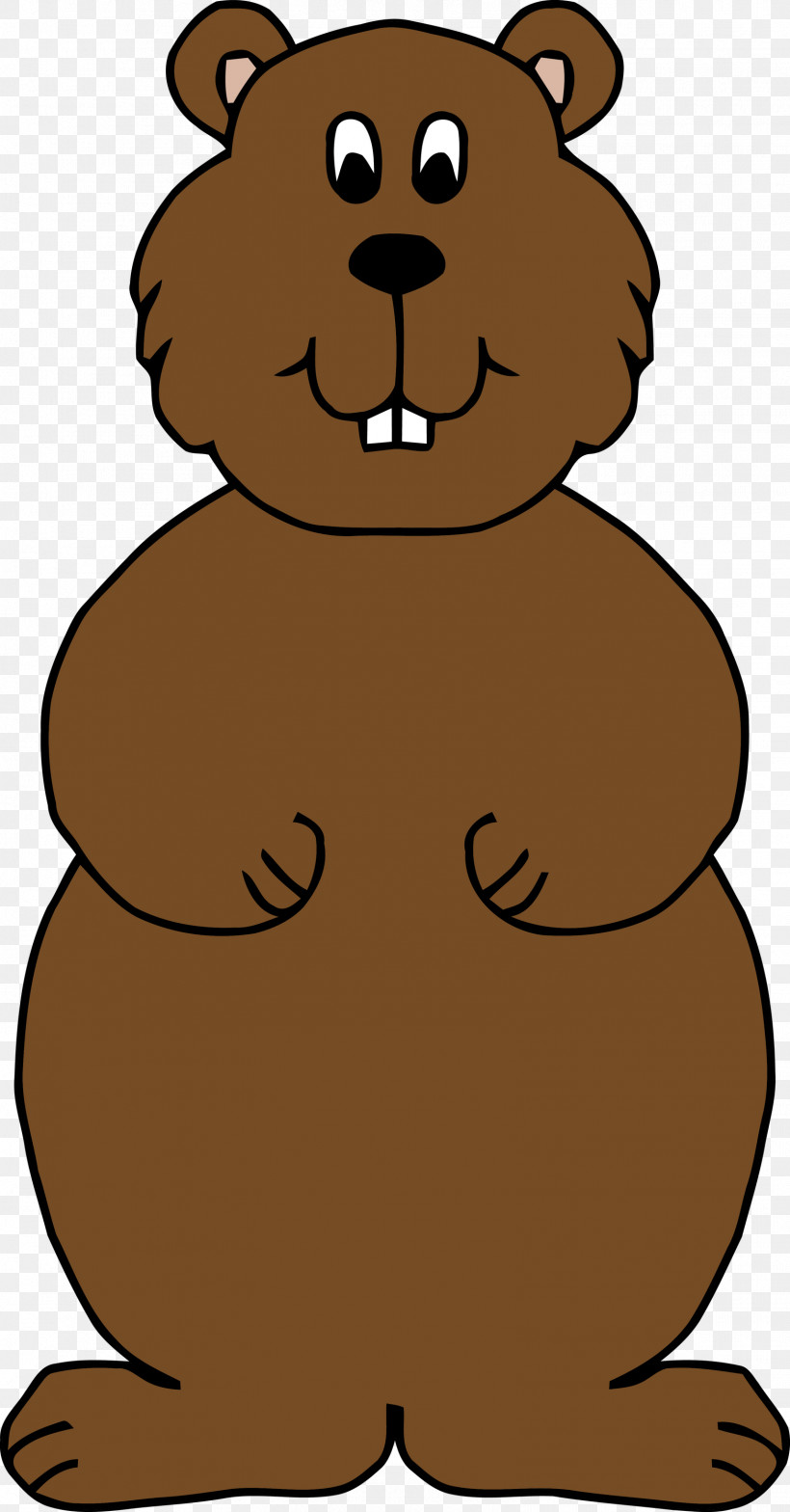 Groundhog Day Happy Groundhog Day Groundhog, PNG, 1568x3000px, Groundhog Day, Beaver, Brown, Brown Bear, Cartoon Download Free