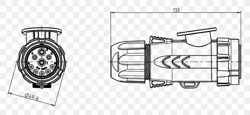 ISO 11783 Electrical Connector Agriculture Drawing, PNG, 1134x522px, Iso 11783, Ac Power Plugs And Sockets, Agriculture, Auto Part, Black And White Download Free