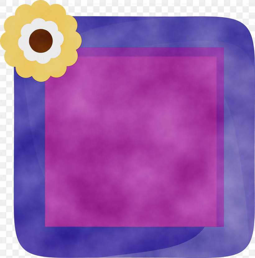 Picture Frame, PNG, 2972x3000px, Flower Photo Frame, Film Frame, Flower Frame, Geometry, Lavender Download Free