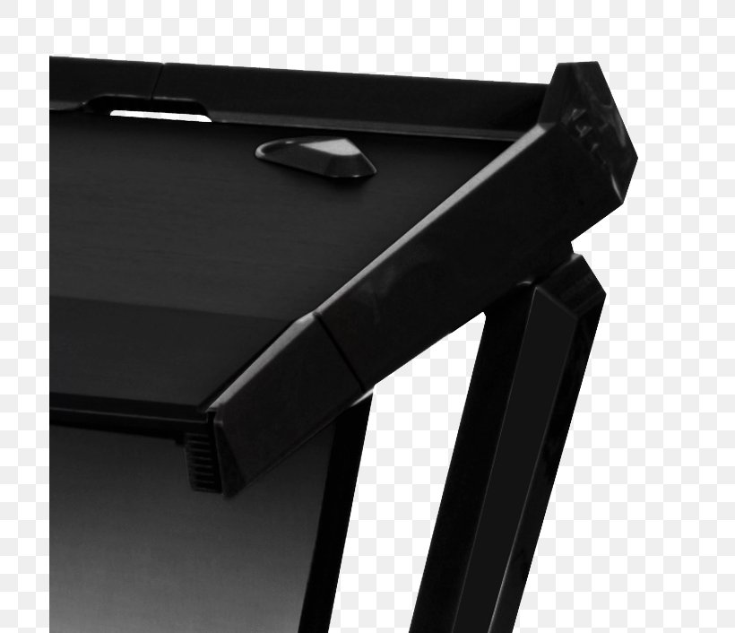 Table Computer Desk Desktop Computers, PNG, 709x706px, Table, Automotive Exterior, Black, Cable Management, Chair Download Free