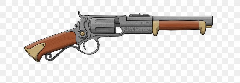 Trigger Firearm Ranged Weapon Air Gun Revolver, PNG, 1600x555px, Watercolor, Cartoon, Flower, Frame, Heart Download Free