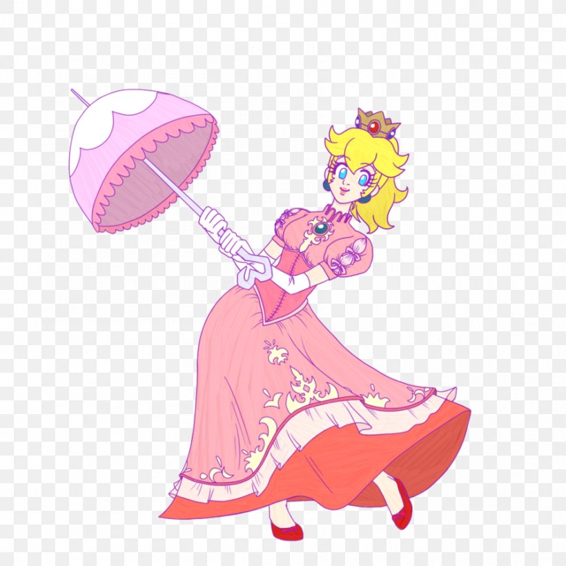 Princess Peach Painting DeviantArt, PNG, 894x894px, Princess Peach, Airbrush, Art, Coloring Book, Costume Design Download Free