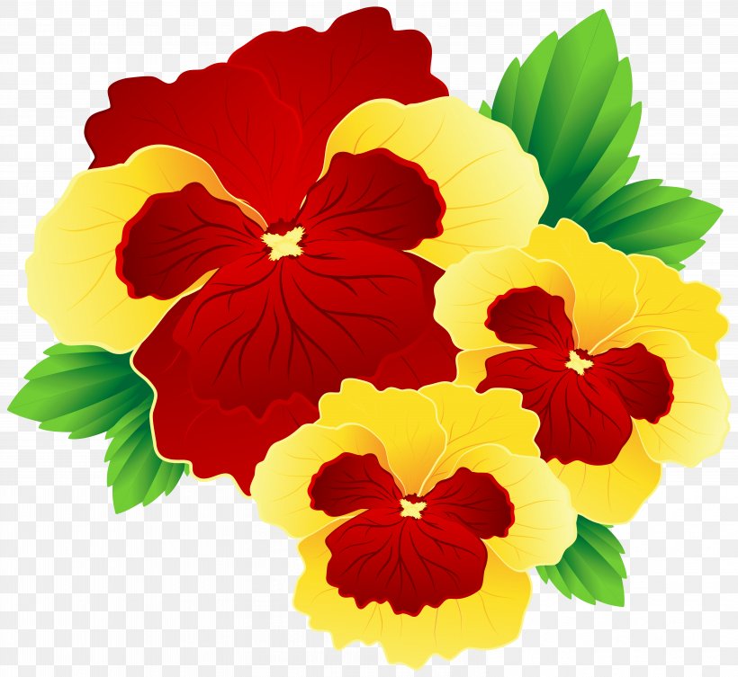Flower Yellow Red Clip Art, PNG, 6189x5687px, Flower, Flowering Plant, Green, Hibiscus, Malvales Download Free