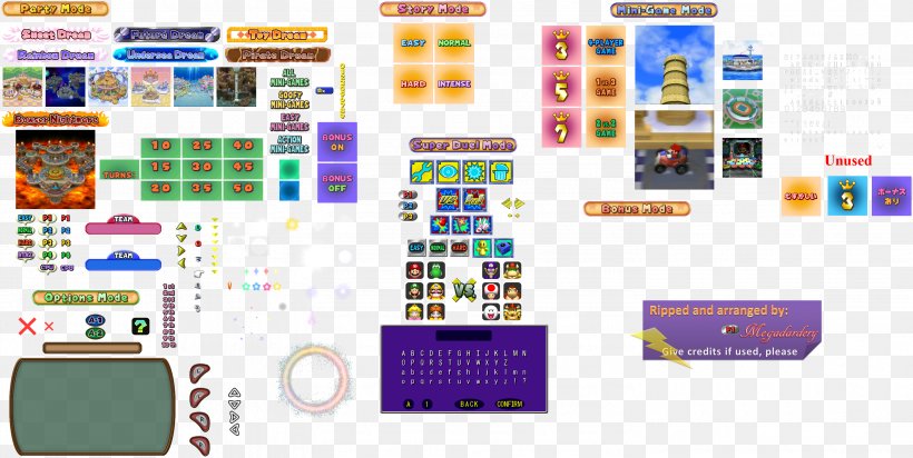 Mario Party 5 Mario Party 4 Super Mario Party Mario Party 2 Mario Party 3, PNG, 2947x1481px, Mario Party 5, Diagram, Gamecube, Games, Level Download Free
