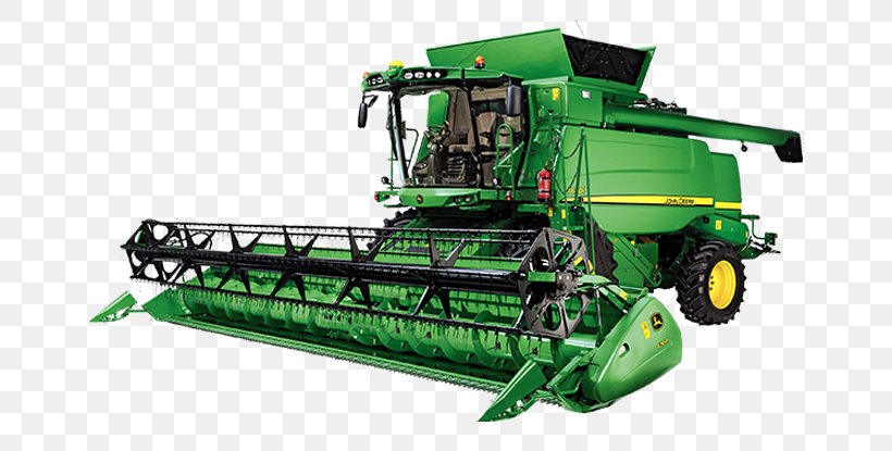 John Deere Combine Harvester Machine Tractor, PNG, 685x415px, John Deere, Agricultural Machinery, Agriculture, Baler, Combine Harvester Download Free