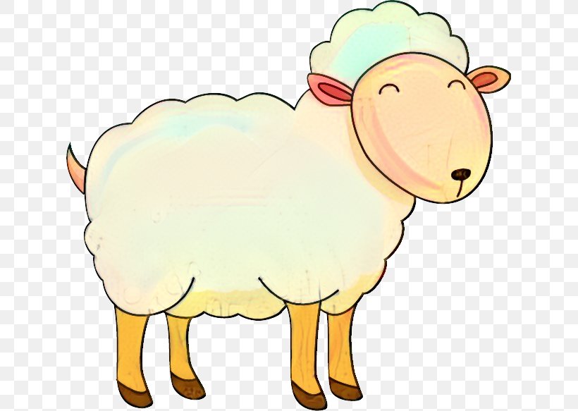 Sheep Clip Art Cattle Goat Mammal, PNG, 631x583px, Sheep, Animal, Animal Figure, Cartoon, Cattle Download Free
