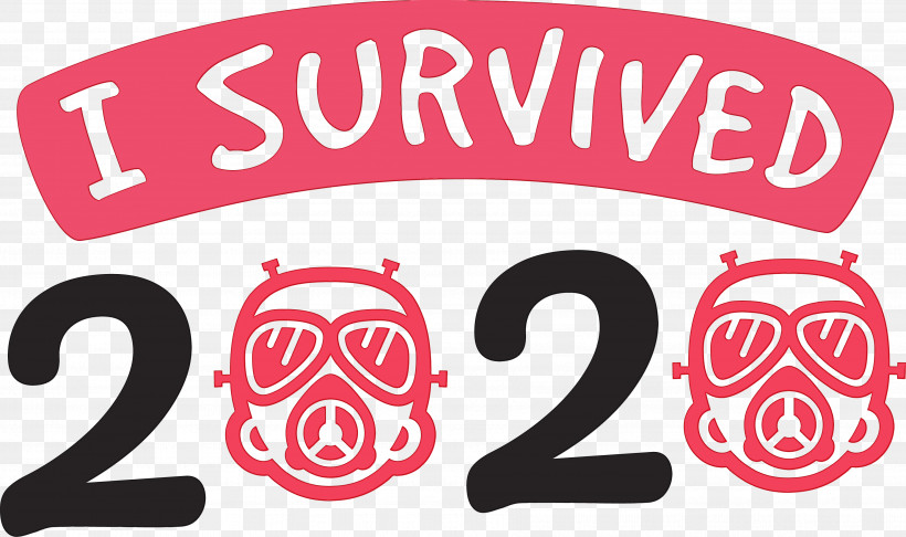 2020 Icon Hello 2021 Survivor, PNG, 3609x2140px, I Survived, Hello 2021, Paint, Survivor, Watercolor Download Free