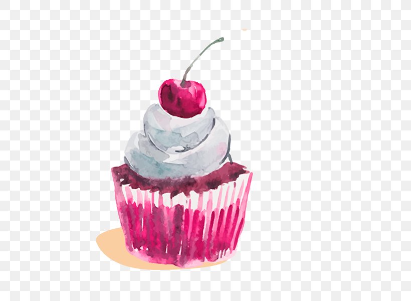 Cupcake Bakery Logo, PNG, 800x600px, Cupcake, Baker, Bakery, Baking, Buttercream Download Free