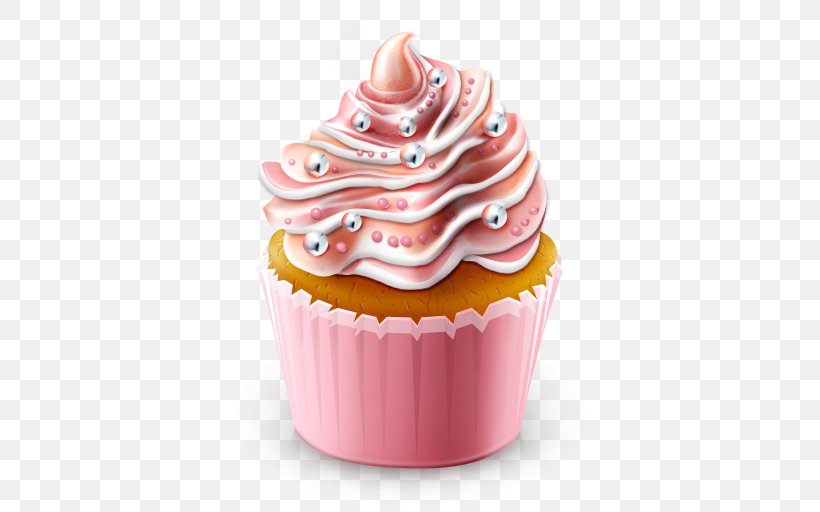 Cupcake Clip Art, PNG, 512x512px, Cupcake, Baking Cup, Buttercream, Cake, Chocolate Download Free