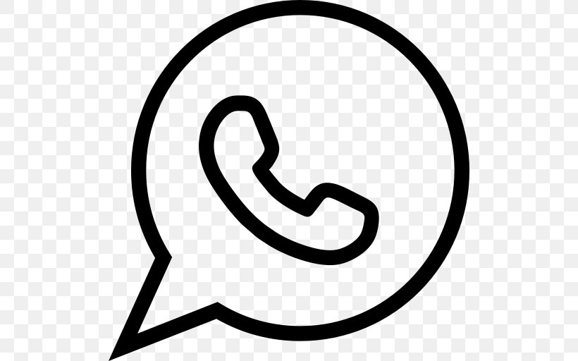 WhatsApp Computer Software, PNG, 512x512px, Whatsapp, Area, Black And White, Computer Software, Email Download Free