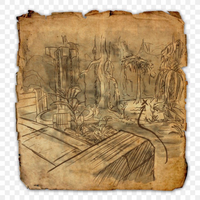 The Elder Scrolls Online Treasure Map Buried Treasure, PNG, 1024x1024px, Elder Scrolls Online, Buried Treasure, Elder Scrolls, Game, Grass Family Download Free