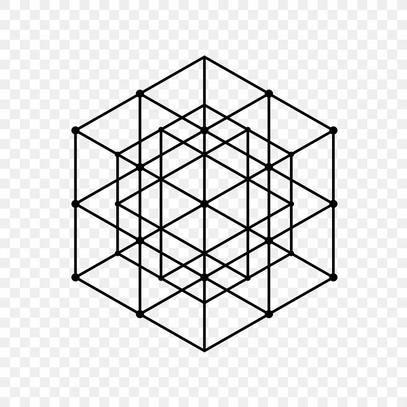 Cube Platonic Solid Face Shape Divisor, PNG, 3000x3000px, Cube, Area, Black And White, Divisor, Drawing Download Free