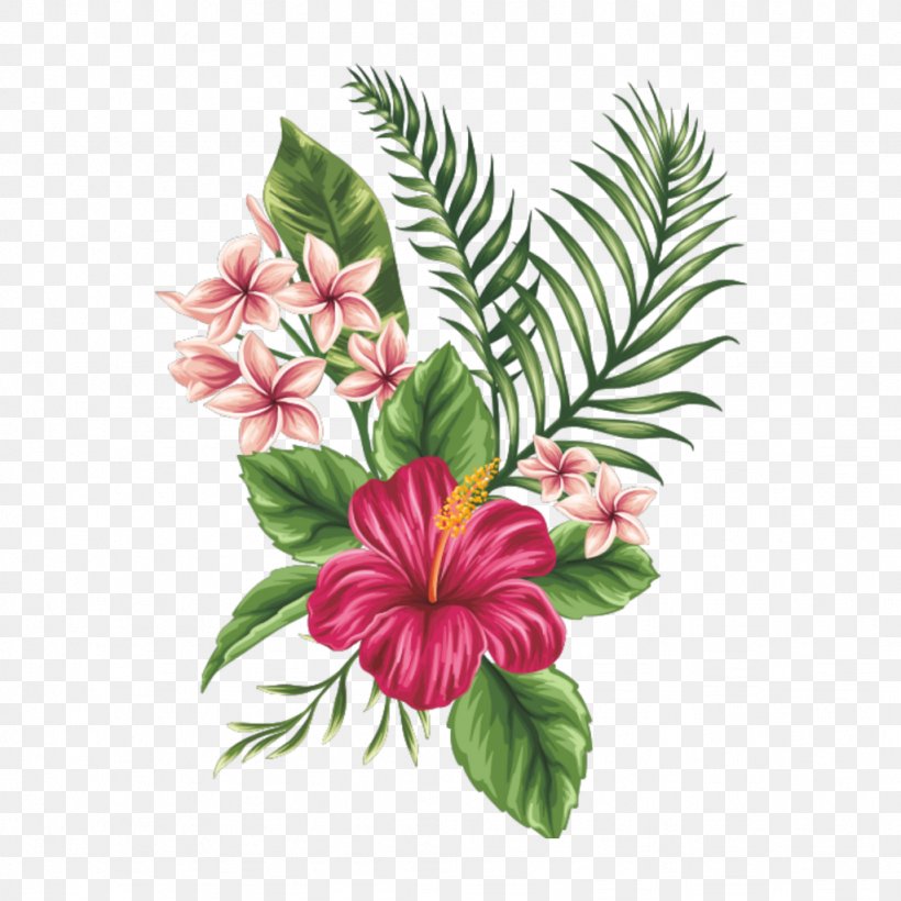 Drawing Watercolor Painting Tropics, PNG, 1024x1024px, Drawing, Art, Cut Flowers, Floral Design, Floristry Download Free