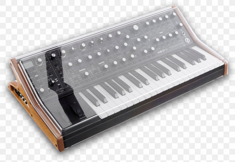 Moog Sub 37 Moog Little Phatty Decksaver Moog SUB-37 & Little Phatty Cover Sound Synthesizers Moog Subsequent 37 Analog Synthesizer, PNG, 930x643px, Moog Sub 37, Analog Synthesizer, Digital Piano, Electric Piano, Electronic Instrument Download Free