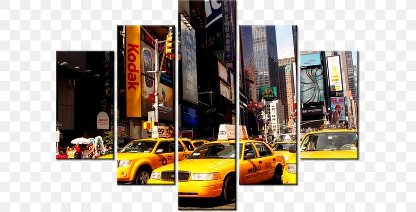 Times Square Taxicabs Of New York City Queens Yellow Cab, PNG, 600x419px, Times Square, Advertising, Car, Display Advertising, Fleet Vehicle Download Free