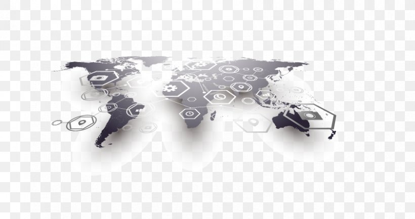 World Map World Map Euclidean Vector, PNG, 841x445px, World, Black And White, Brand, Designer, Hardware Accessory Download Free