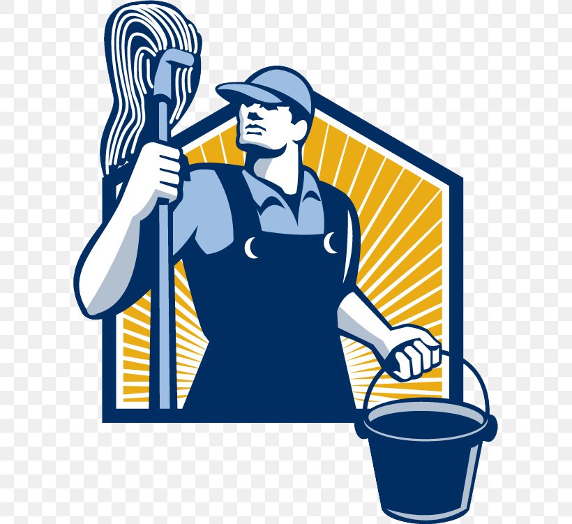 Janitor Mop Bucket Cart Cleaner, PNG, 609x751px, Janitor, Area, Artwork, Brand, Broom Download Free